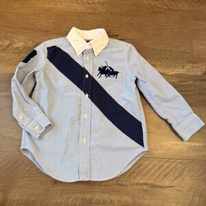 Polo Ralph Lauren Big Pony Banner Oxford Shirt Long-Sleeve